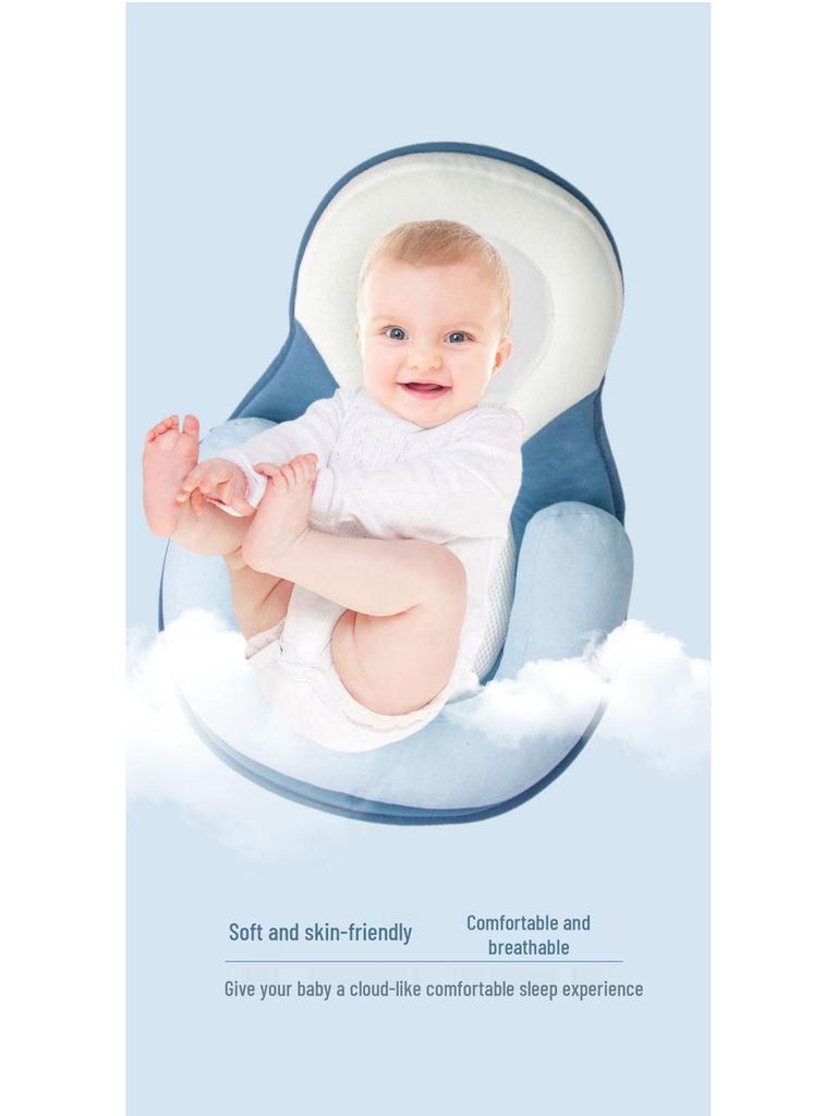 Сертифицированная подушка для формирования головы без плоского затылка и матрас против перекатывания для новорожденных