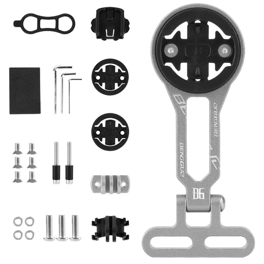 BENGGUO Bike Phone Holder Handlebar Stand Extension Bracket Bicycle Computer Camera Mount MTB Bike Stem Holder for Garmin Bryton