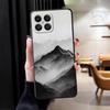 Чехол для телефона Funda для Honor X5b X6 200 400 Lite 70 X9a 90 8X X7 X8 Magic5Lite Печать в стиле японской туши Японский пейзаж Гора