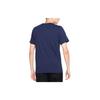 Nike Спортивная одежда Ramen Print Short Sleeve Celebrity Neck Knit T Shirt Men Tops Blue CI6302-410