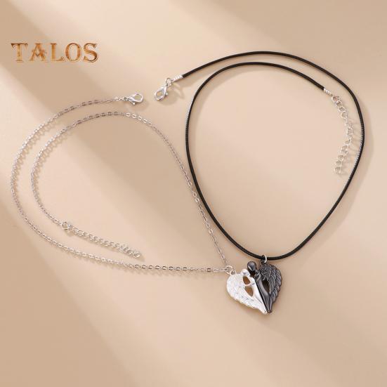 1 пара парных ожерелий для женщин и мужчин, подвеска для объятий, любовь, объятия, парное ожерелье, ювелирные изделия, подарок на годовщину