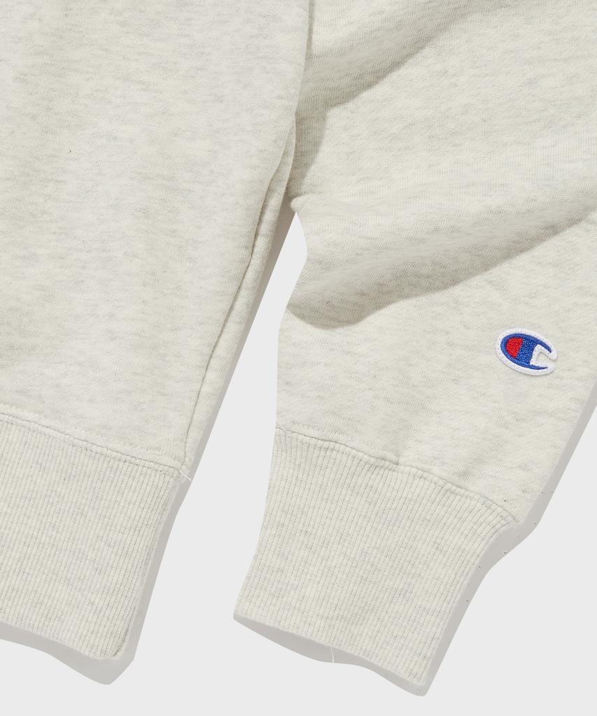 CHAMPION C-Logo Crewneck Sweatshirt Cream