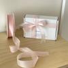 Beautiful Translucent Chiffon Ribbons 2.5cm Width DIY Handicraft Bowknot Festival Gift Box Packing Ribbons