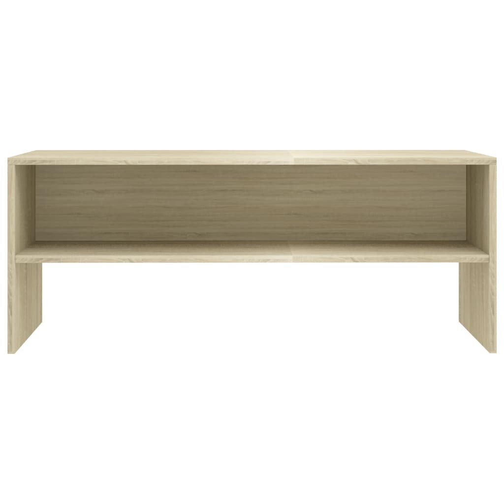 TV Cabinet in Sonoma Oak 100 x 40 x 40 cm Particleboard
