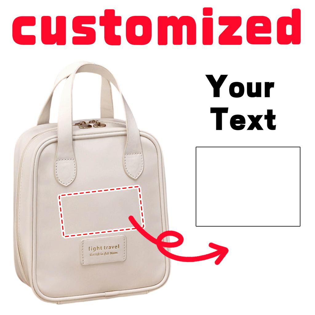 Персонализация - Персонализированная косметичка, Водонепроницаемая дорожная сумка для хранения большой вместимости