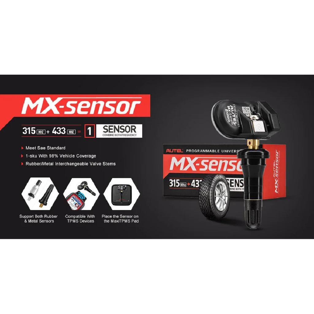 Autel MX Sensor 433 315MHZ TPMS Sensor MaxiTPMS Tire Pressure Monitor Tester Tire Repair Tools Scanner Programming MX-Sensor