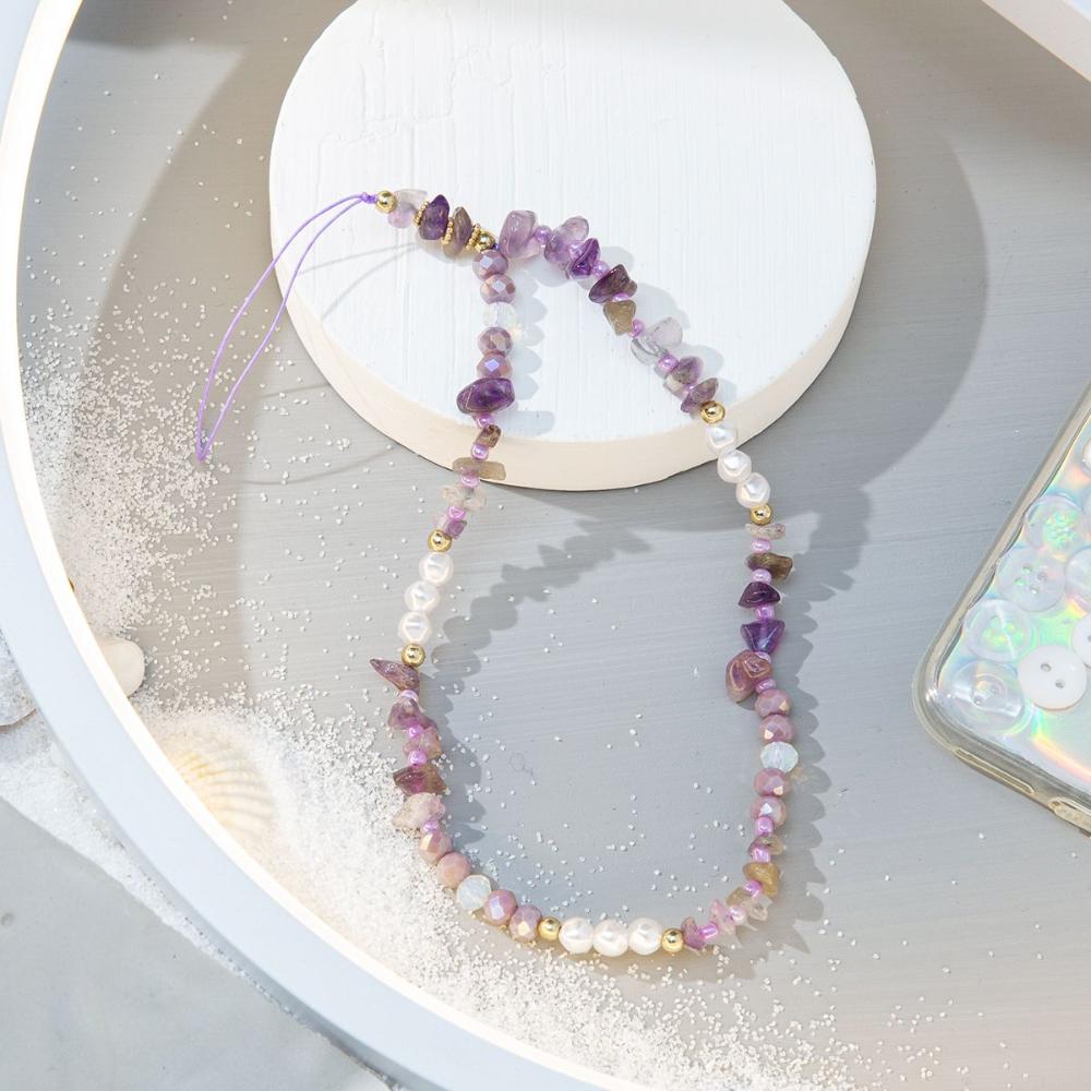 Anti-Lost Bracelet Keychain Beaded Cellphone Strap Mobile Phone Lanyard Lanyard Mobile Phone Chain