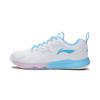 All-Purpose King Comfortable Fashion Versatile Shock Absorption Non-Slip Low-Top Badminton Shoes Unisex Shoes White Blue Pink AYTS038-4