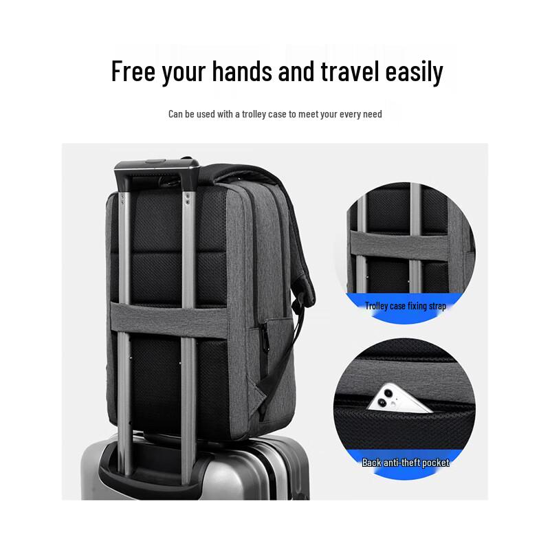 Мужской деловой рюкзак для ноутбука