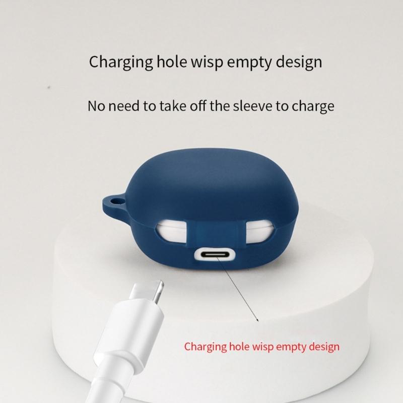 Compatible for T280TWS Shockproof Wireless Earphone Sleeve Impact-resistant Housing Antidust Washable Silicone Covers