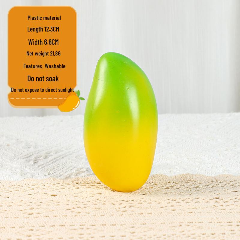 Mango Foam Fruit Model for Photography Prop & Children's Role-Play