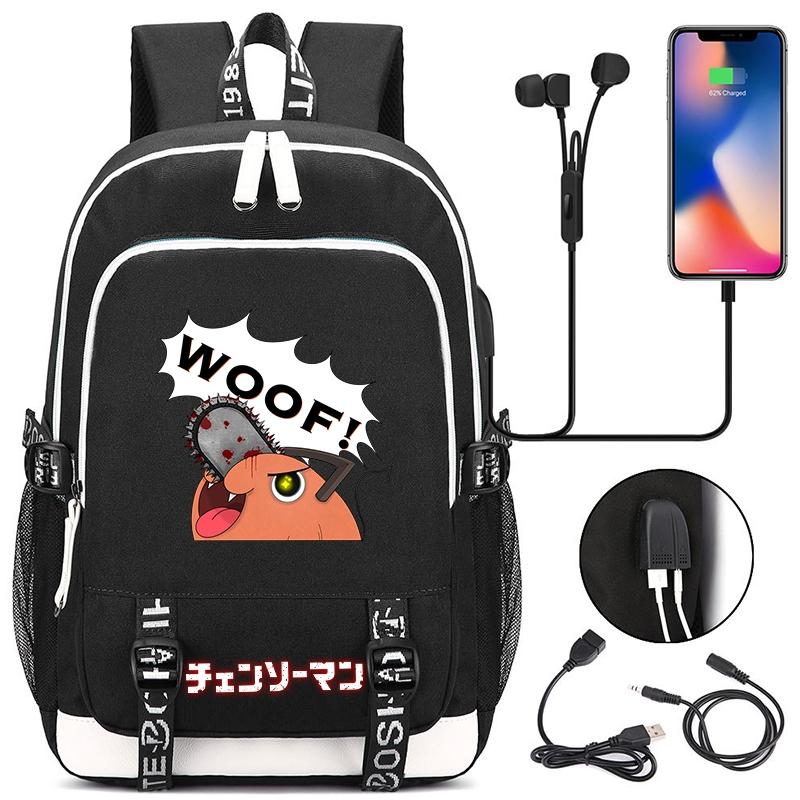 Рюкзак с принтом аниме, подростковый рюкзак, школьные сумки унисекс, рюкзак для ноутбука с мультяшным принтом, рюкзак для школы для мальчиков и девочек