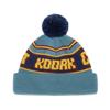 KODAK Apparel Шапка-бини жаккардовая с помпоном Colorrest ЗЕЛЕНАЯ