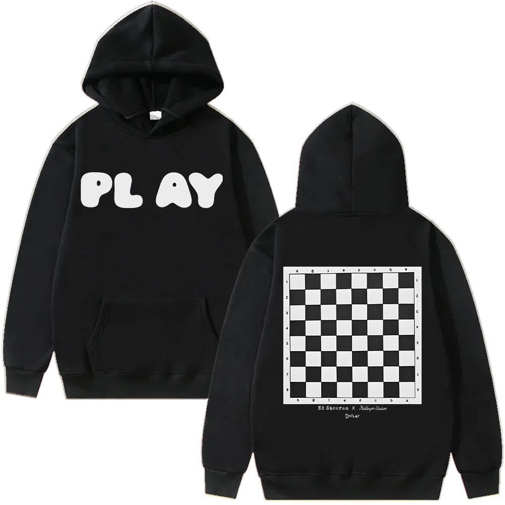 Ed Sheeran Play X KidSuper Hoodies Unisex Harajuku Vintage Hip Hop Sweatshirt High Quality Oversized Streetwear Casual Hoody