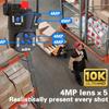 2024 10K 20MP WiFi IP-камера наружная 20-кратный зум камера видеонаблюдения Ai Track пять объективов три экрана уличная CCTV PTZ видеокамера 360°