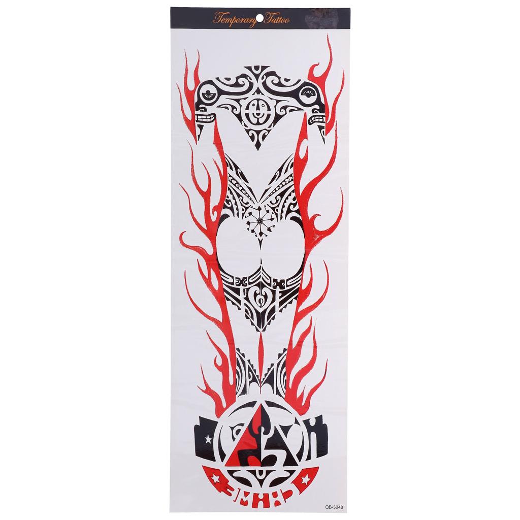 6 шт. Временная тату-наклейка Водонепроницаемые Временные татуировки на всю руку для рук и ног