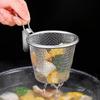Noodle Strainer Colander Fry Basket Stainless Steel Noodles Mesh Flat Cylinder