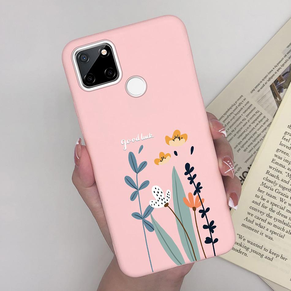 Для OPPO Realme C25 C25S C25Y Чехол Мультяшный Мягкий Силикон Матовый Ударопрочный Задняя крышка телефона Для Realme C 25 S Y Capa Funda Coque