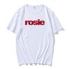 Футболки Rosie Album 2025 ROSÉ POP Футболка в корейском стиле Высокое качество Мягкая футболка Повседневная Мужская Женская одежда Графическая футболка