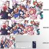 Игровой коврик для мыши Аниме Umamusume Pretty Derby, настольный коврик Tokai Teio 900x400 мм, игровые аксессуары, XXL, милый коврик для мыши, коврики для клавиатуры