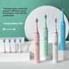 Household Vibration Soft-bristled Toothbrush, Tooth Flusher, Rechargeable Automatic Sonic Adult Electric Toothbrush