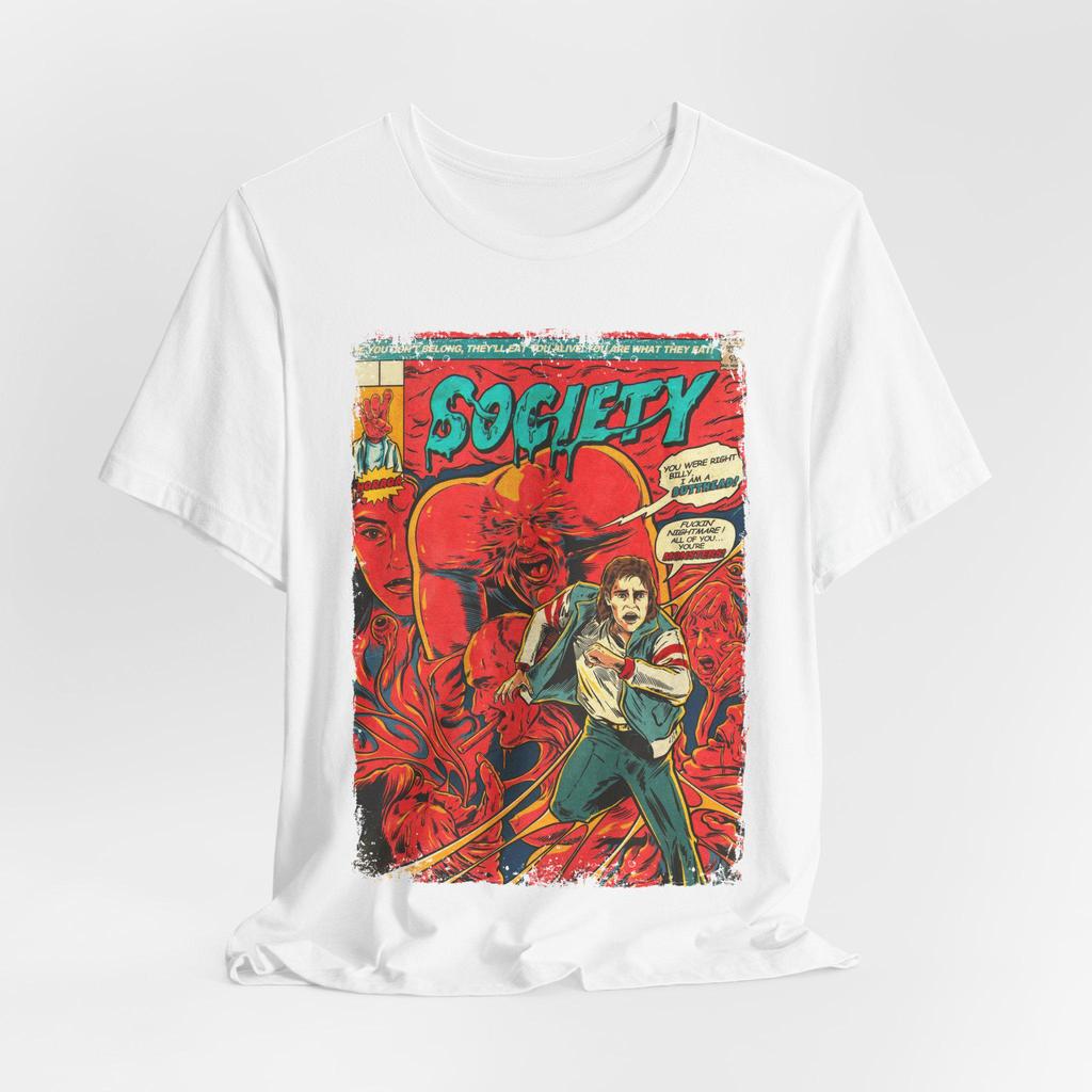 Society Horror Movie Tshirt Vintage Graphic Tee