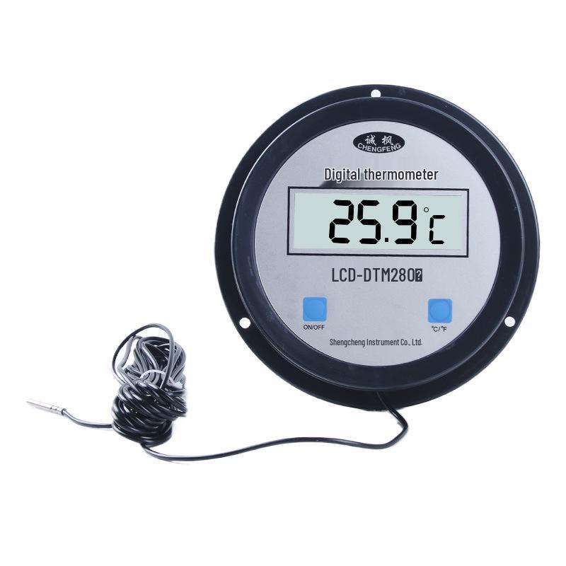 Высокоточный цифровой термометр с зондом для промышленных котлов и аквакультурных резервуаров