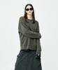 Внимание Ряд Для Женщины 22Fw01Aw060 Loco Pigment Реверсивная Толстовка (Темно-серый)