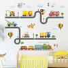 DECOWALL Road Construction Transport Wall Sticker Deco Kindergarten Nursery School Room SG-2107 Children's
