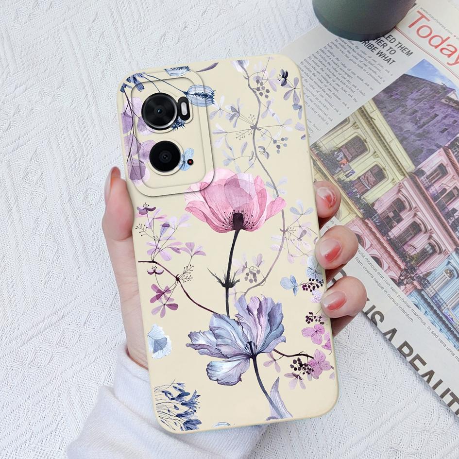 Phoone Case For OPPO A76 A73 A93 A74 A96 A78 A94 A8 A9X Cover Fashion Design Avocado Shockproof Screen Protector Matte Soft Silicone For OPPO Bumper