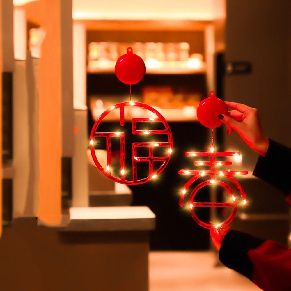 Suction Cup Window Lamp Decoration Dragon Light Pendant Chinese New Year New Year Hanging Light