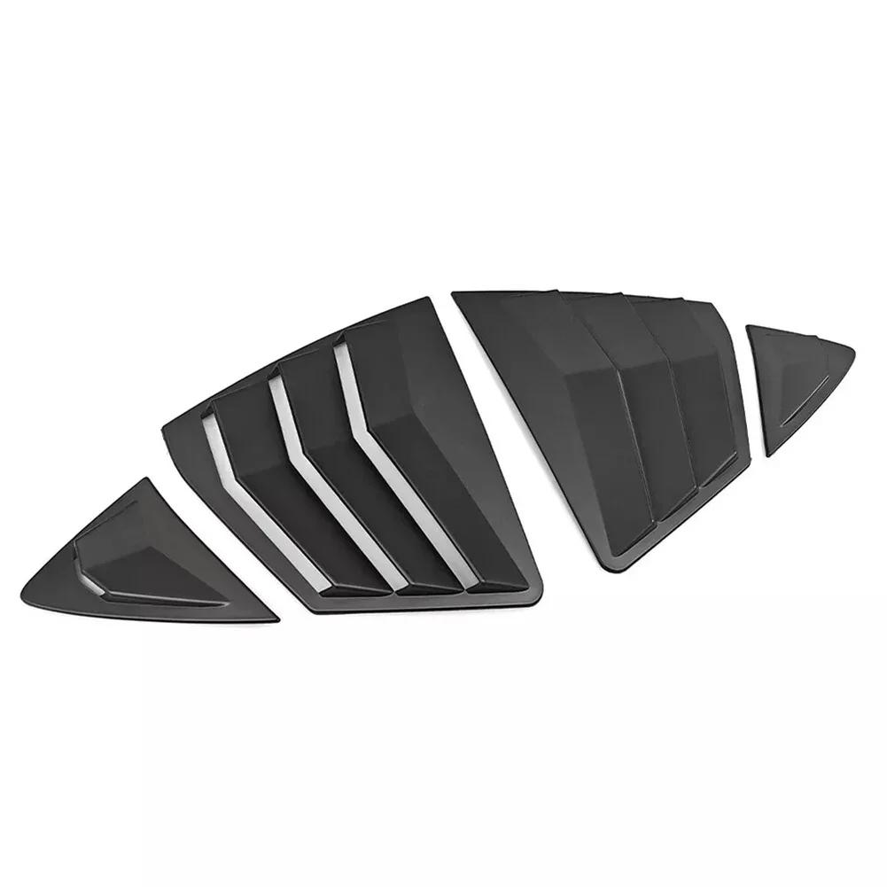 4 шт. матово-черные крышки вентиляционных решеток на заднее стекло автомобиля, наклейка на вентиляционные решетки для Toyota Camry 2025+ LE XLE SE, внешние аксессуары
