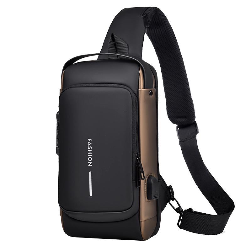 2023 Men's Waterproof Anti-theft Multi-function Crossbody Chest Bag