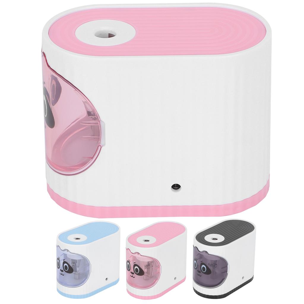 Электрическая точилка для карандашей Классная канцелярия с мультфильмами Автоматическая остановка для детей-художников