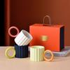 Кружка Ins Style Mug Niche Design Кружка Подарочная коробка Креативная чашка для воды Контрастная чашка для кофе