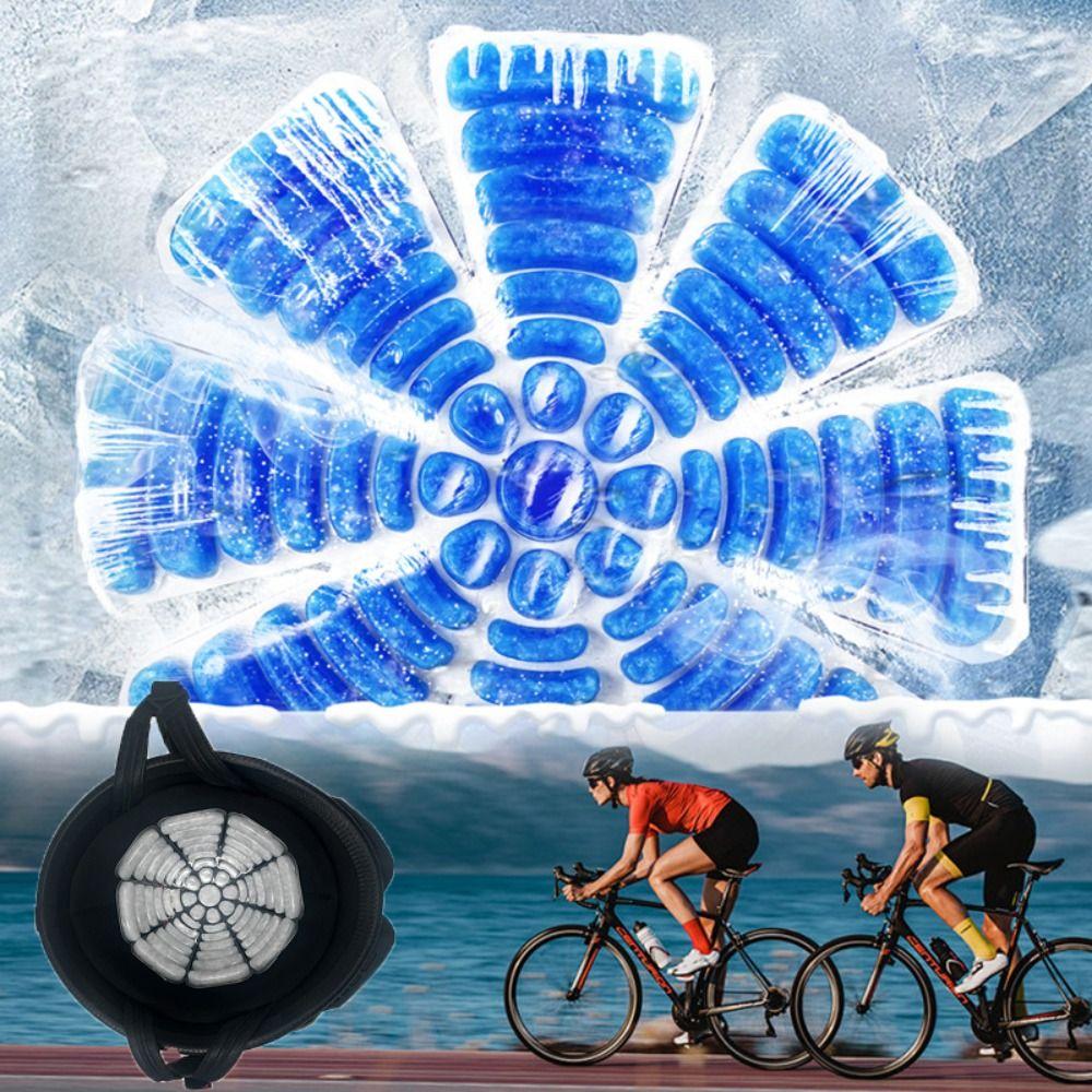 Универсальные охлаждающие ледяные вкладыши для шляп, многоразовый PCM ледяной пакет для шляпы, портативная охлаждающая шапка для шлемов, для улицы