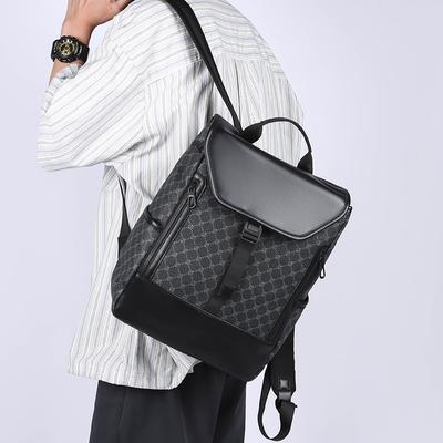 Роскошный мужской рюкзак, модный, пэчворк, качественный портфель, рюкзак из искусственной кожи, рюкзаки для ноутбуков для мужчин, городская дорожная сумка
