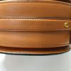 [Pre-Owned] Patricia Visetos Letter Logo Leather Saddle Bag - Very Good #KRTW1D