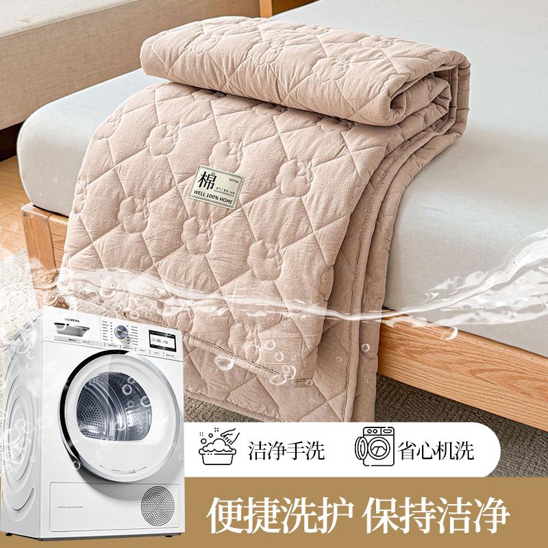 Clever Plan Class A Antibacterial 100% Xinjiang Cotton Filled Mattress Protector
