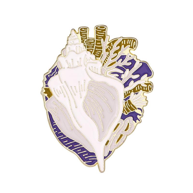 Unique Creative Heart Series Organ Love Heart Brooch Fashion Accessory For Clothing And Bags