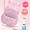 Рюкзак для девочек начальной школы, модный рюкзак с радужным узором бабочки, легкий детский рюкзак с открытой дверью холодильника, класс 1, 3–6