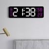 Wall-mounted Digital LED Clocks Multi-functional Display Table Clock  for Bedroom