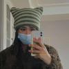 Cat Ears Women's Hats Autumn Winter Striped Japanese Beanie Hat Knitted Wool Cap Ins Little Devil