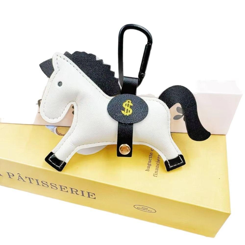 PU Leather Horse Pendant Multi-color Bag Pendant New Trend Leather Pendant  Fashion Accessory