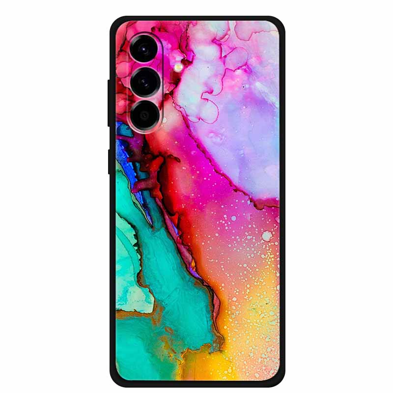 Чехол для телефона Samsung Galaxy S26 Чехол Черный Силикон ТПУ Задние крышки для GalaxyS26 S 26 Чехол SamsungS26 Мягкие Защитные Бамперы