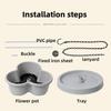 Многоярусный цветочный горшок, вертикальная садовая кашпо с дренажем для воды, многоярусный поддон на колесиках для выращивания овощей и суккулентов
