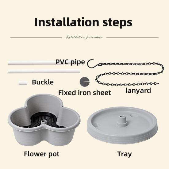 Многоярусный цветочный горшок, вертикальная садовая кашпо с дренажем для воды, многоярусный поддон на колесиках для выращивания овощей и суккулентов