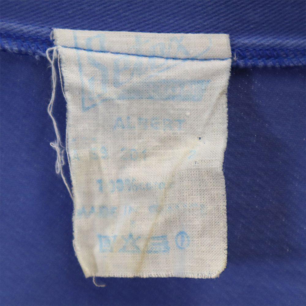 Setex 70-е Винтаж Евро Спецодежда рабочее пальто Честерфилд синее Мужское Б/У