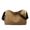 Zipper Canvas Small Barrel Bag Men'S Slant Shoulder Bag For Casual Travel  Adjustable Sports Gym Bag Yoga Bag