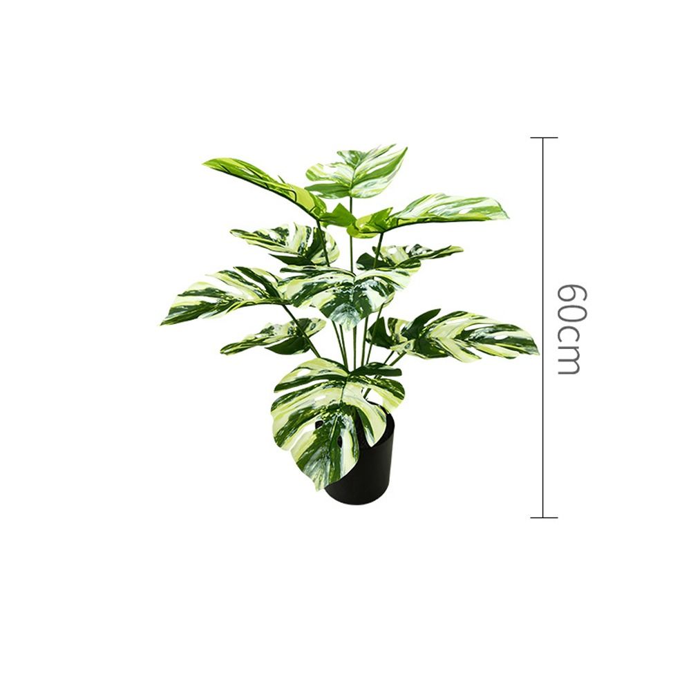 9-24 вилки искусственные тропические пальмовые ветви большие искусственные черепахи задний лист домашний садовый декор